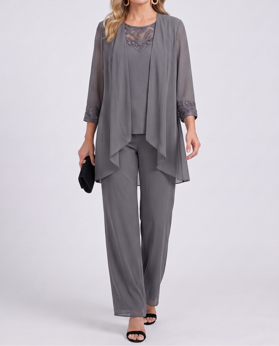 Evelyn | Flowing Wide-Leg Two-Piece Set