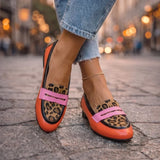 Pearl | Animal Print Slip-On Loafers