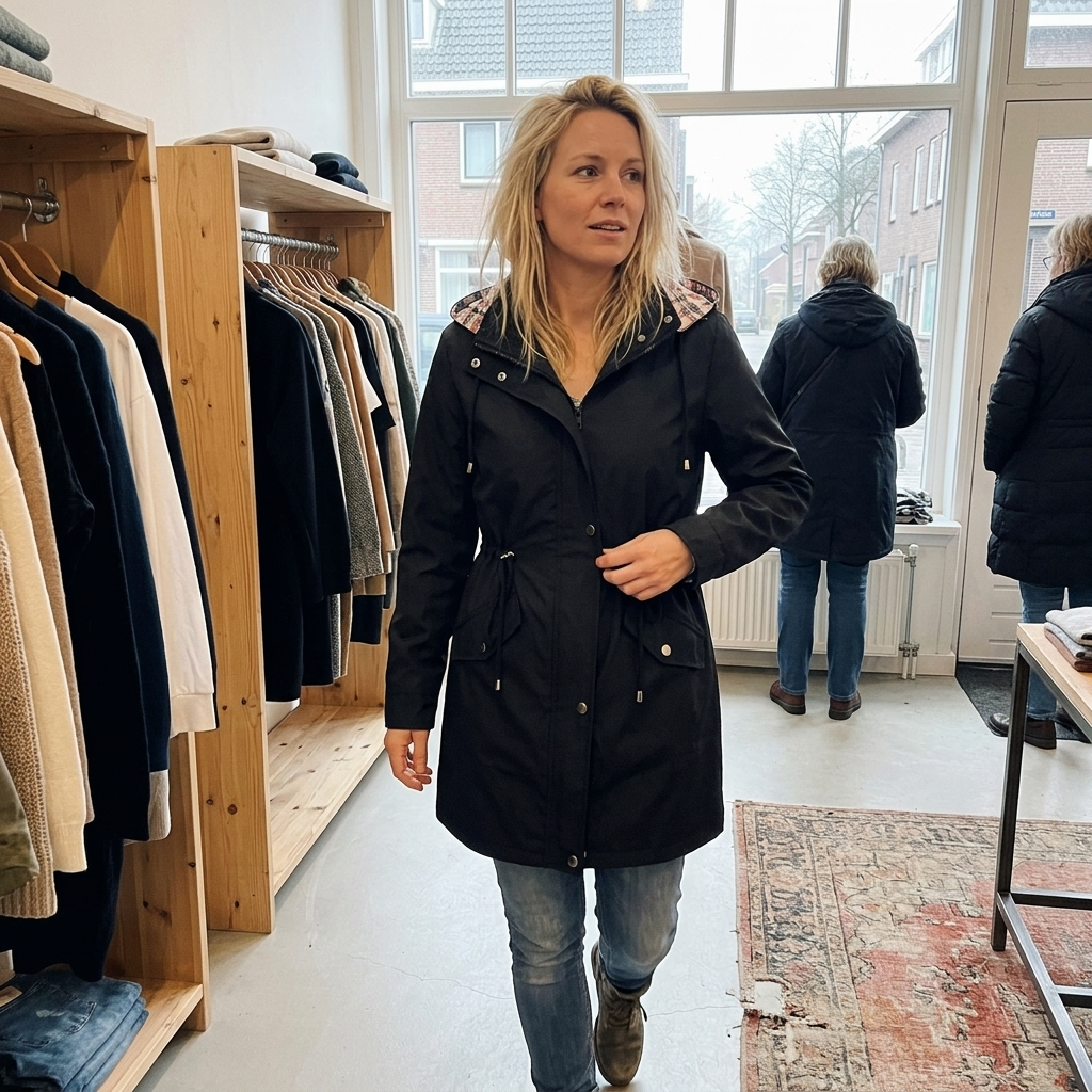 Celine | Hooded Three-in-One Raincoat