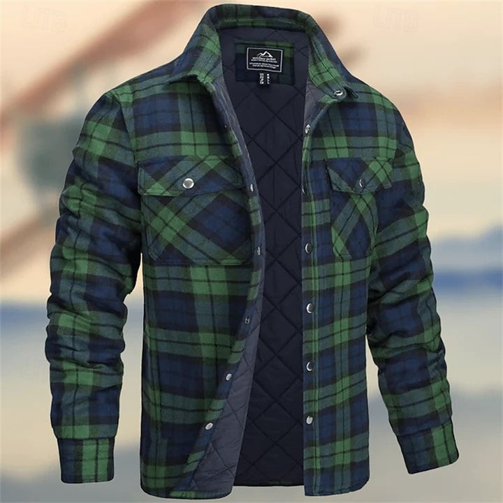 Wyatt | Insulated Plaid Shirt Jacket