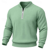 Emerson | Ribbed Quarter-Zip Pullover