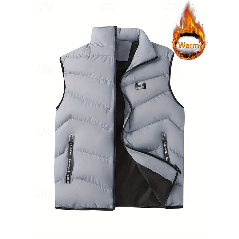 Elliott | Insulated Stand-Collar Puffer Vest