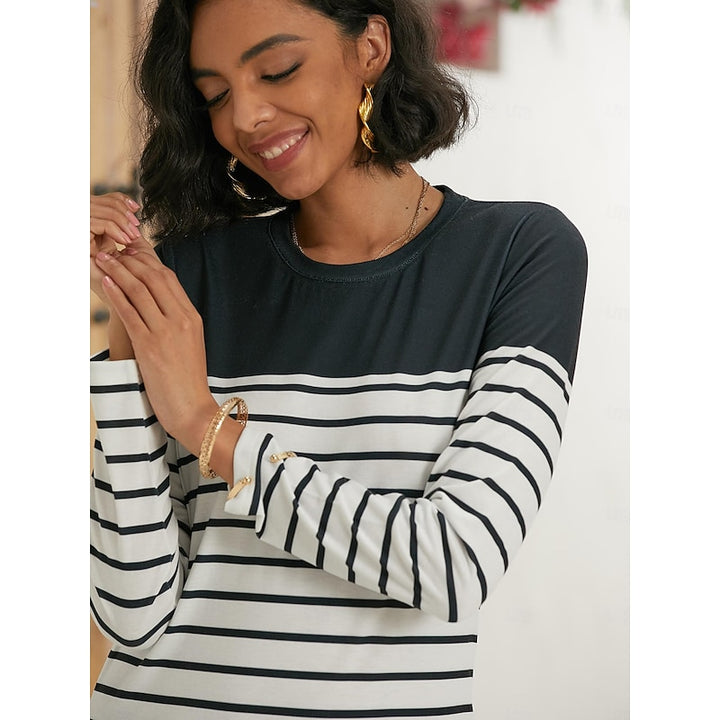 Isla | Striped Long-Sleeve Top