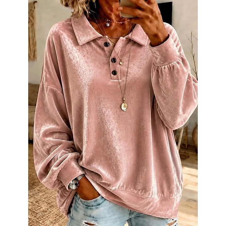 Lillian | Relaxed Collared Pullover