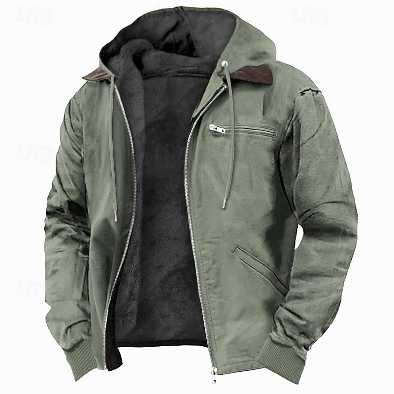 Dawson | Fleece-Lined Full-Zip Hooded Jacket