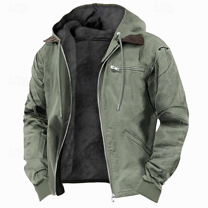 Dawson | Fleece-Lined Full-Zip Hooded Jacket