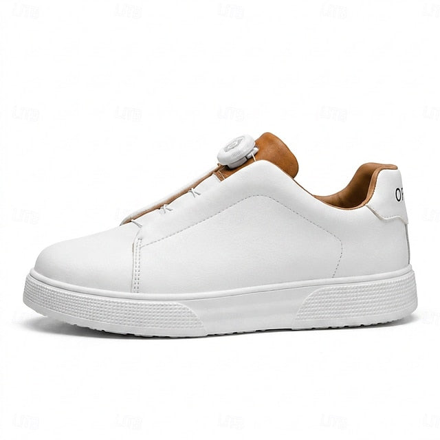 Ronald | Men's Minimalist Slip-On Leather Sneakers