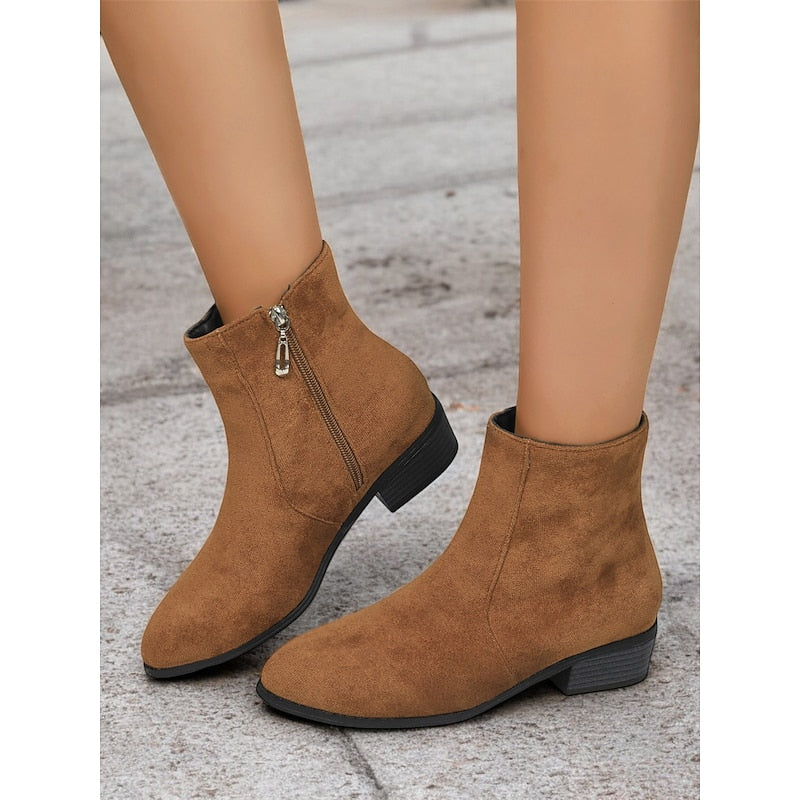 Lorelei | Refined Side-Zip Ankle Boots