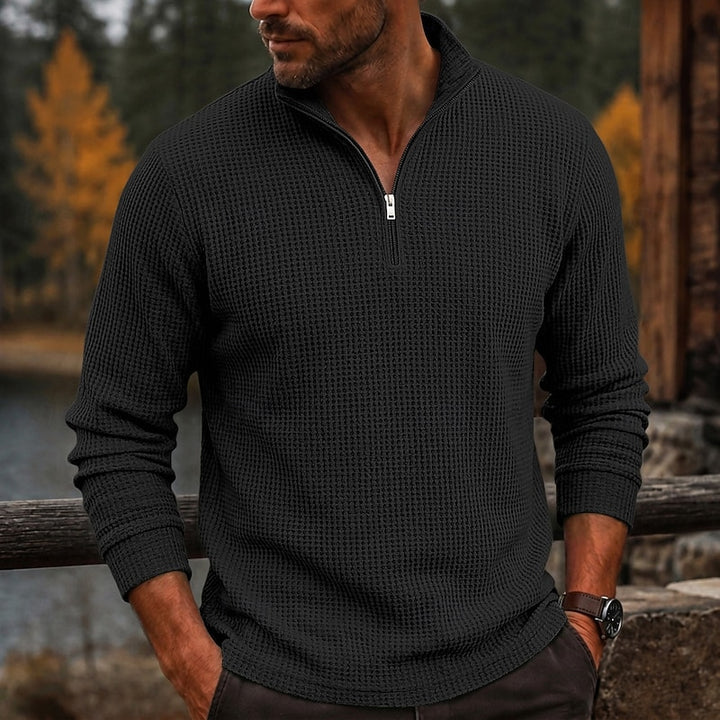 Sullivan | Textured Quarter-Zip Pullover
