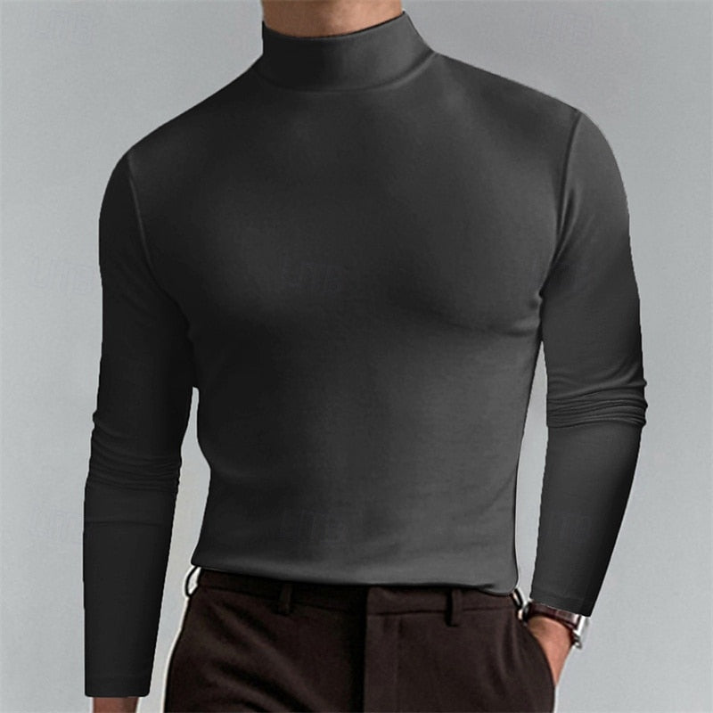 Damon | Refined Long-Sleeve Turtleneck