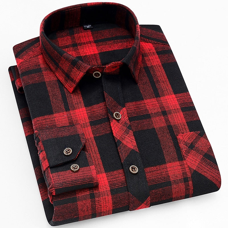 Warren | Classic Plaid Button-Up Shirt