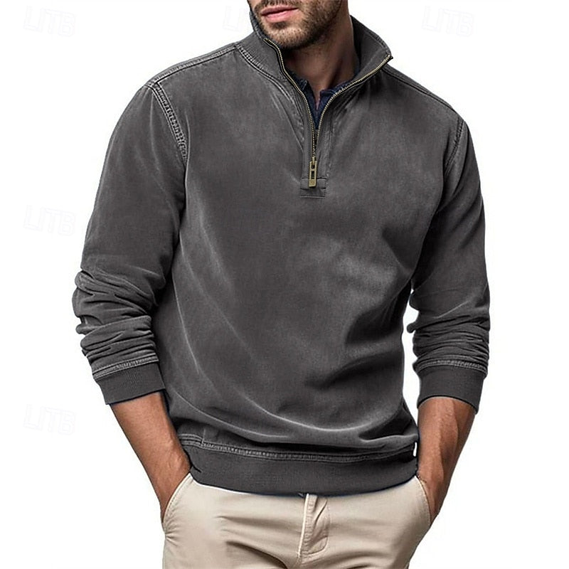 Donovan | Quarter-Zip Stand-Collar Sweatshirt