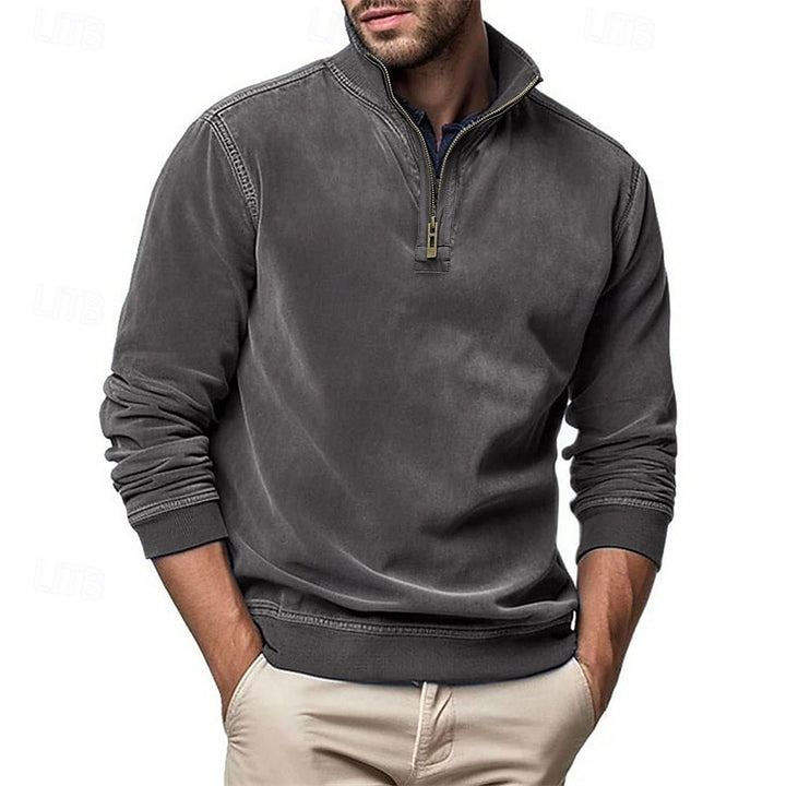 Donovan | Quarter-Zip Stand-Collar Sweatshirt
