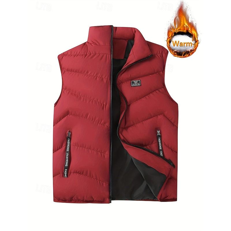 Elliott | Insulated Stand-Collar Puffer Vest