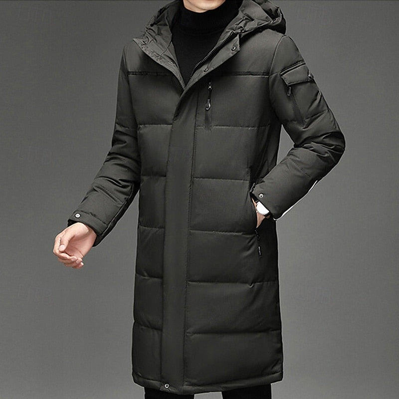 Grant | Hooded Longline Puffer Coat