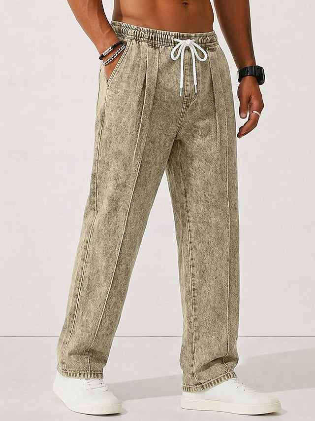 Stanley | Men's Washed Cotton Drawstring Trousers