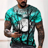 Grayson | Halloween Moonlit Forest Graphic T-Shirt