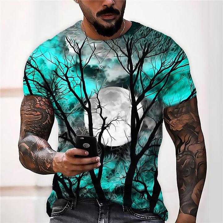 Grayson | Halloween Moonlit Forest Graphic T-Shirt