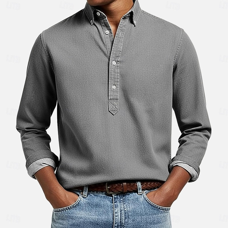 Corbin | Refined Popover Shirt