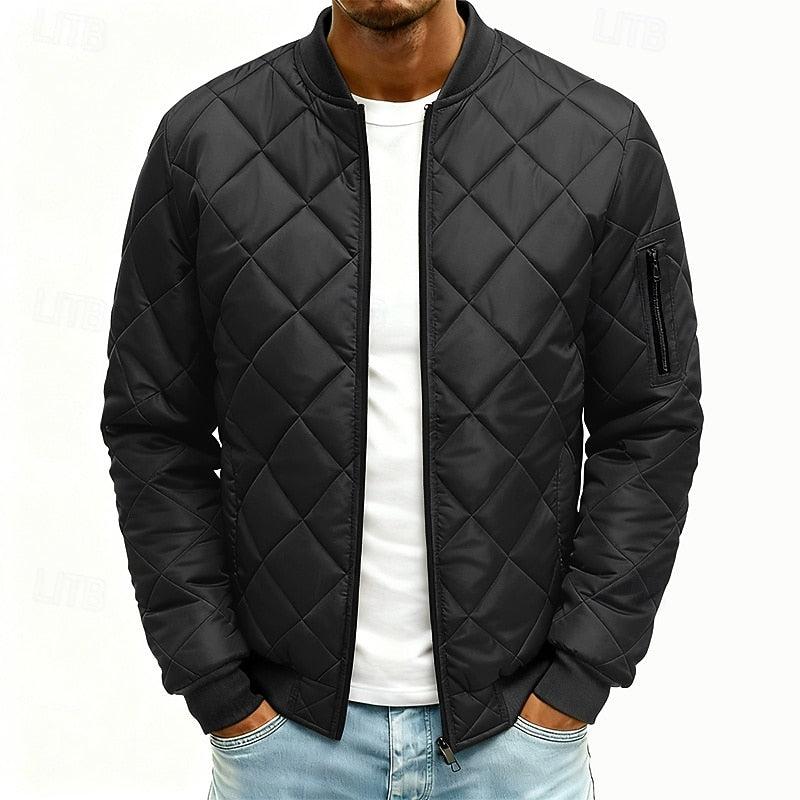 Sterling | Quilted Bomber Jacket