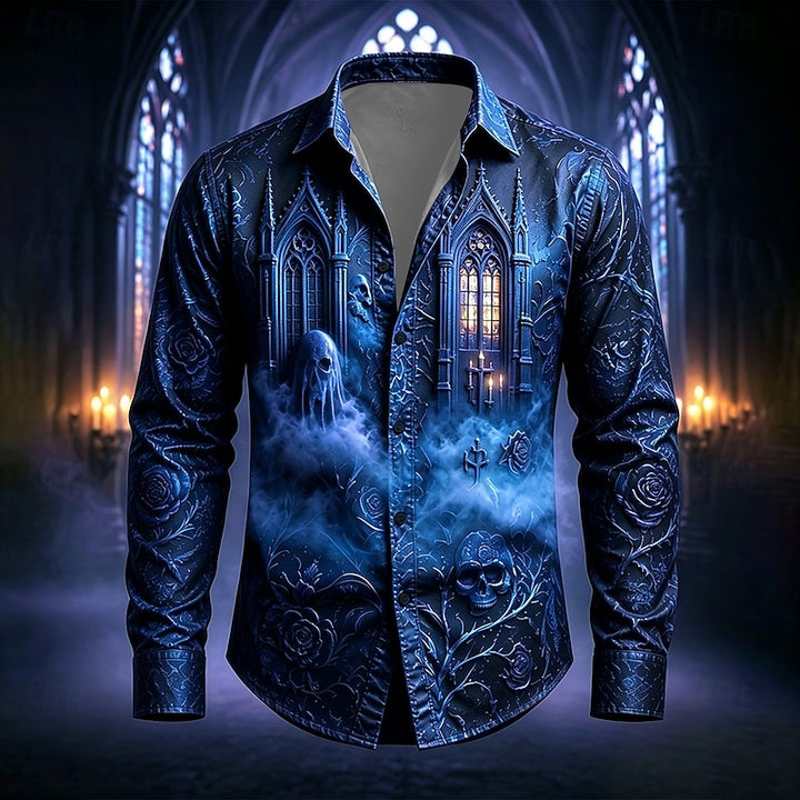Ronan | Gothic Cathedral Halloween Shirt