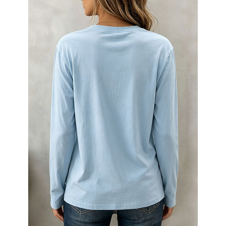 Juliet | Classic Long Sleeve Crew Neck Top