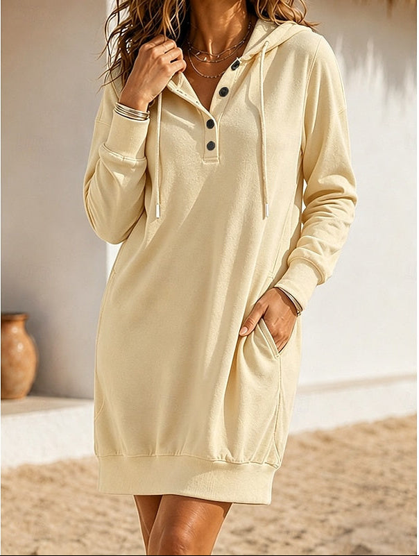 Rebecca | Relaxed Hooded Dress