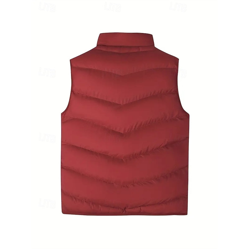 Elliott | Insulated Stand-Collar Puffer Vest