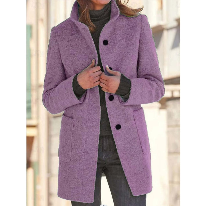 Lorraine | Elegant Stand-Collar Coat