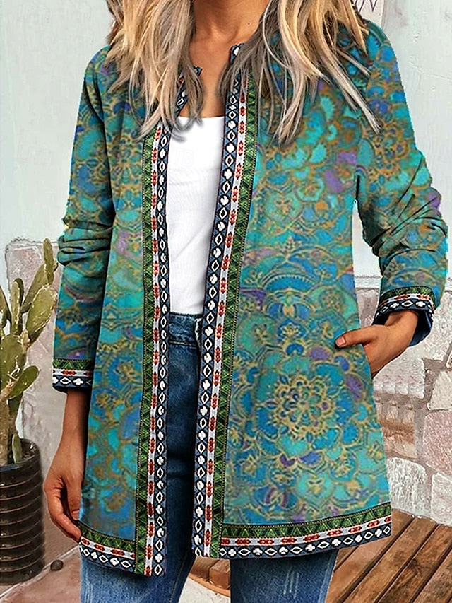 Marigold | Floral Patchwork Quilted Jacket