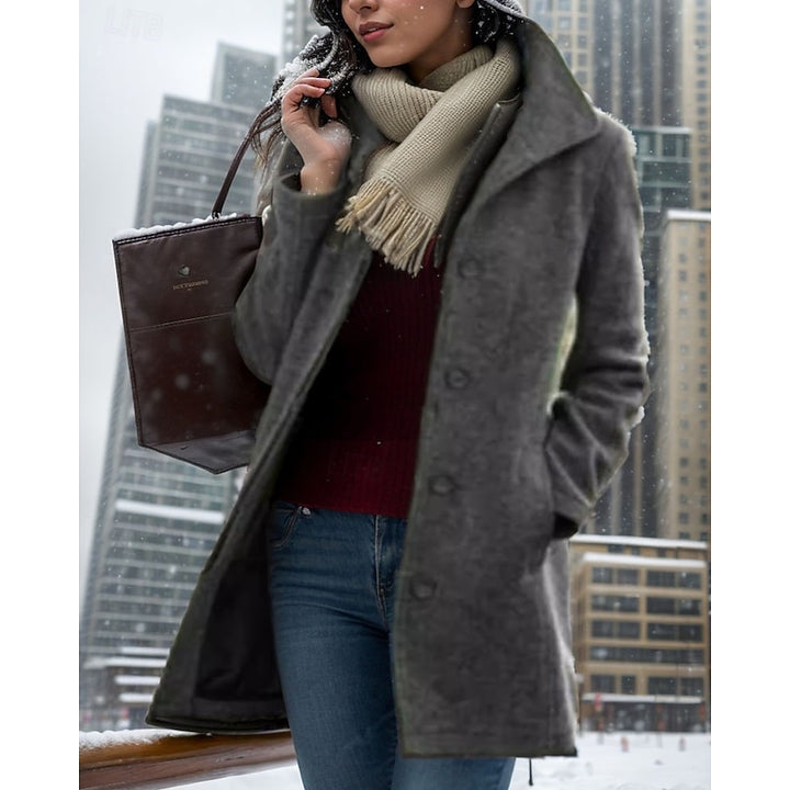 Lucille | Timeless Turndown Collar Coat