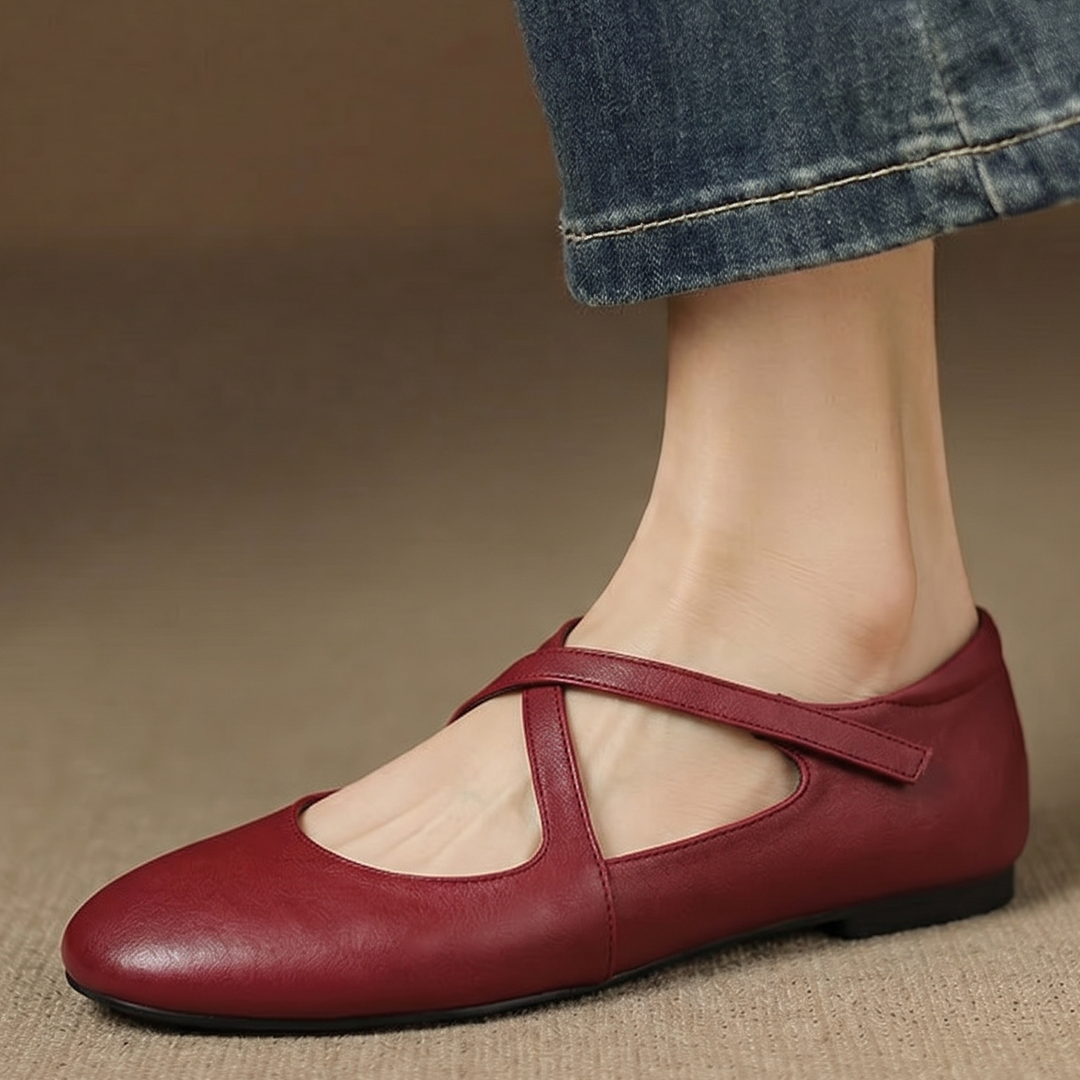 Marlowe | Crossover Strap Ballet Flats