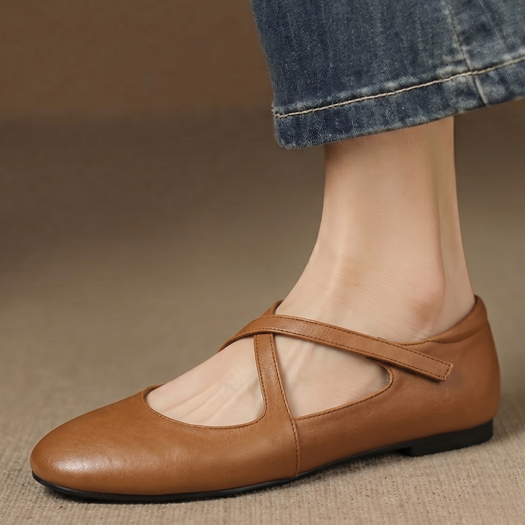 Marlowe | Crossover Strap Ballet Flats