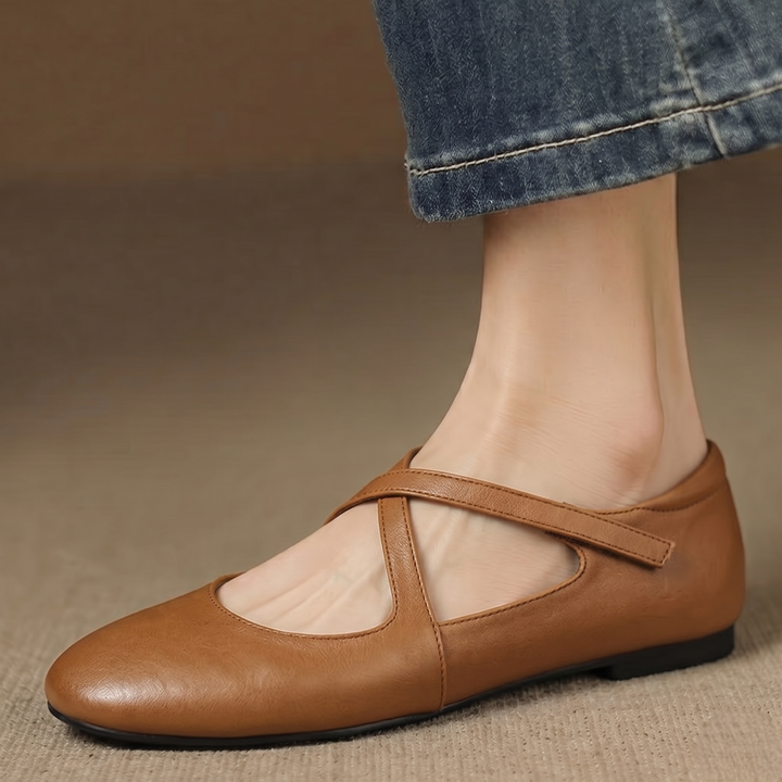 Marlowe | Crossover Strap Ballet Flats