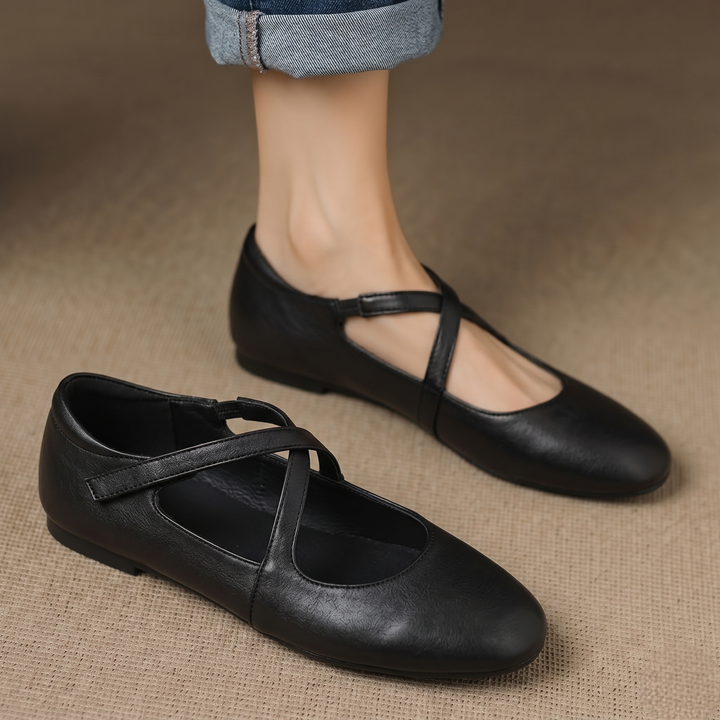 Marlowe | Crossover Strap Ballet Flats