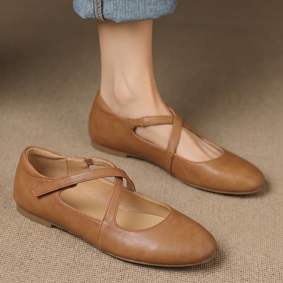 Marlowe | Crossover Strap Ballet Flats