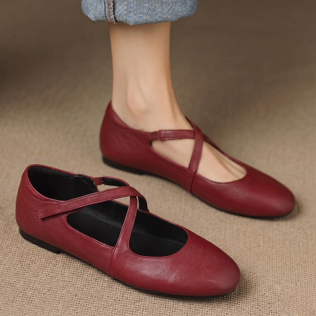 Marlowe | Crossover Strap Ballet Flats