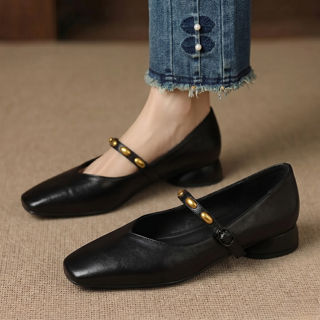 Marceau | Buckled Mary Jane Heels