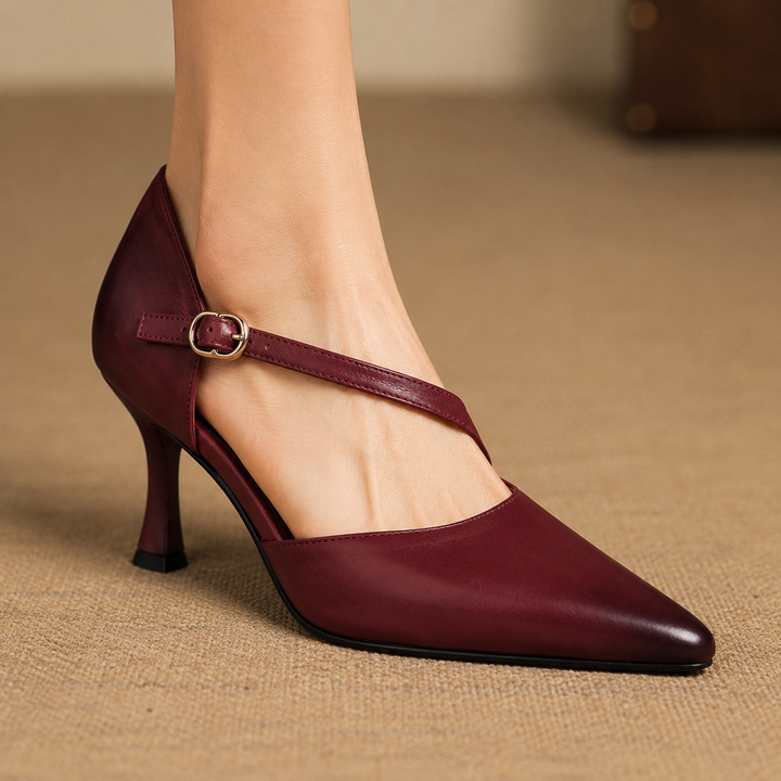 Bellamy | Elegant Crossover Strap Heels
