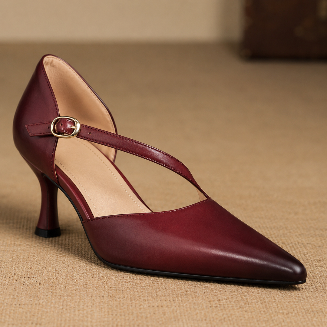 Bellamy | Elegant Crossover Strap Heels