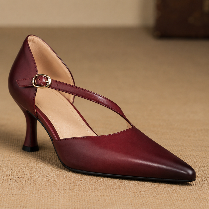 Bellamy | Elegant Crossover Strap Heels