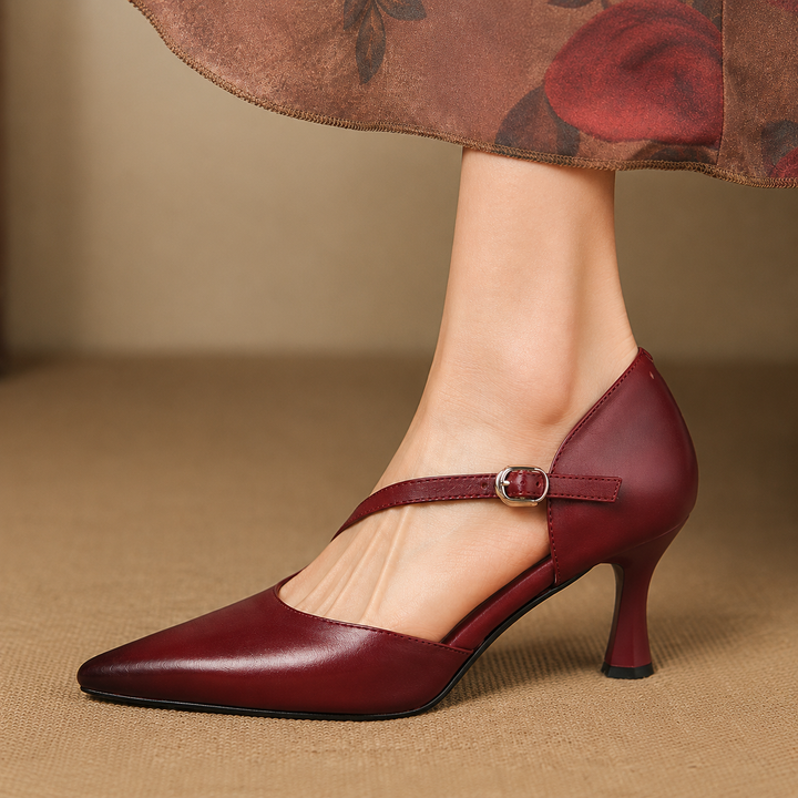 Bellamy | Elegant Crossover Strap Heels