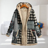 Leonora | Hooded Patchwork Coat