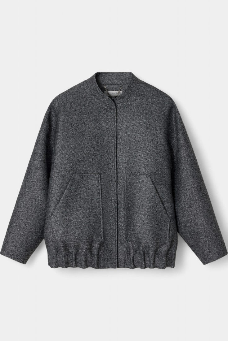 Josette | Cozy Textured Bomber Jacket