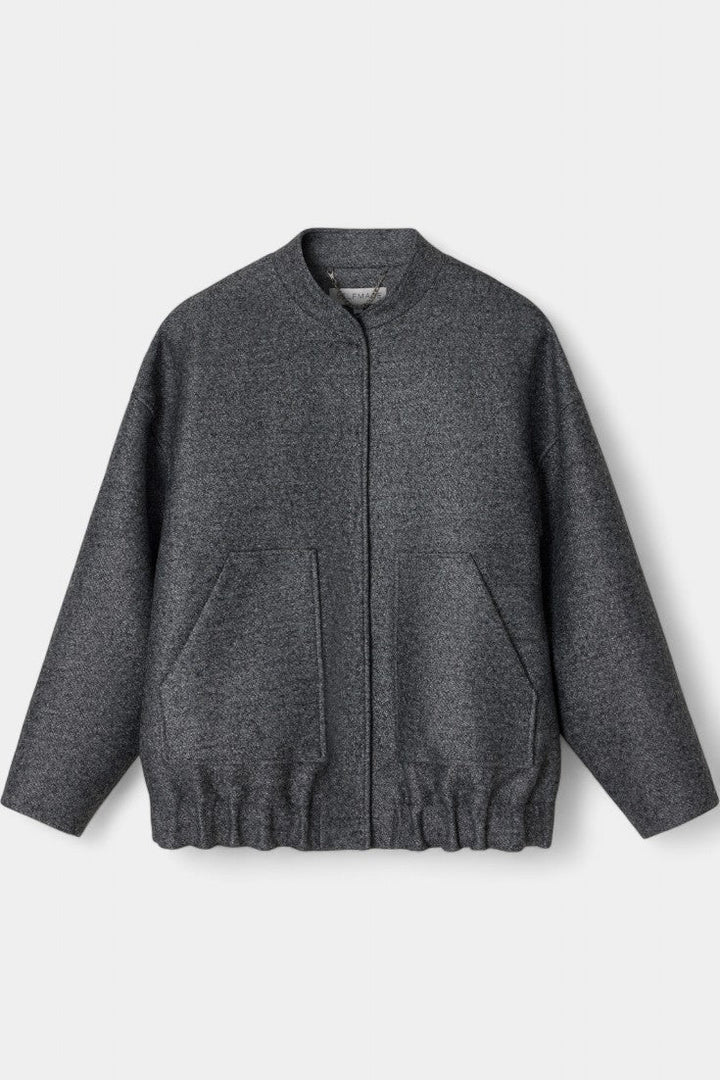 Josette | Cozy Textured Bomber Jacket