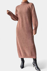 Helene | Cozy Turtleneck Midi Dress