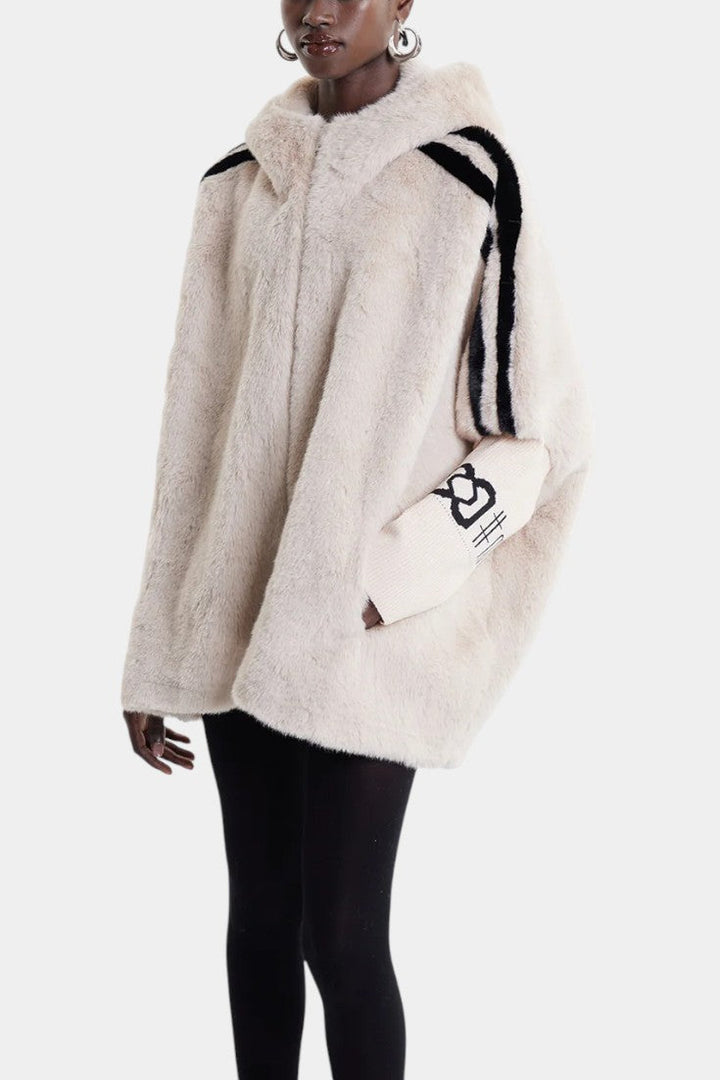 Cornelia | Plush Hooded Jacket