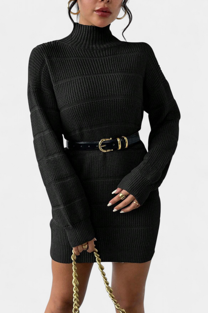 Fiona | Cozy Turtleneck Sweater Dress