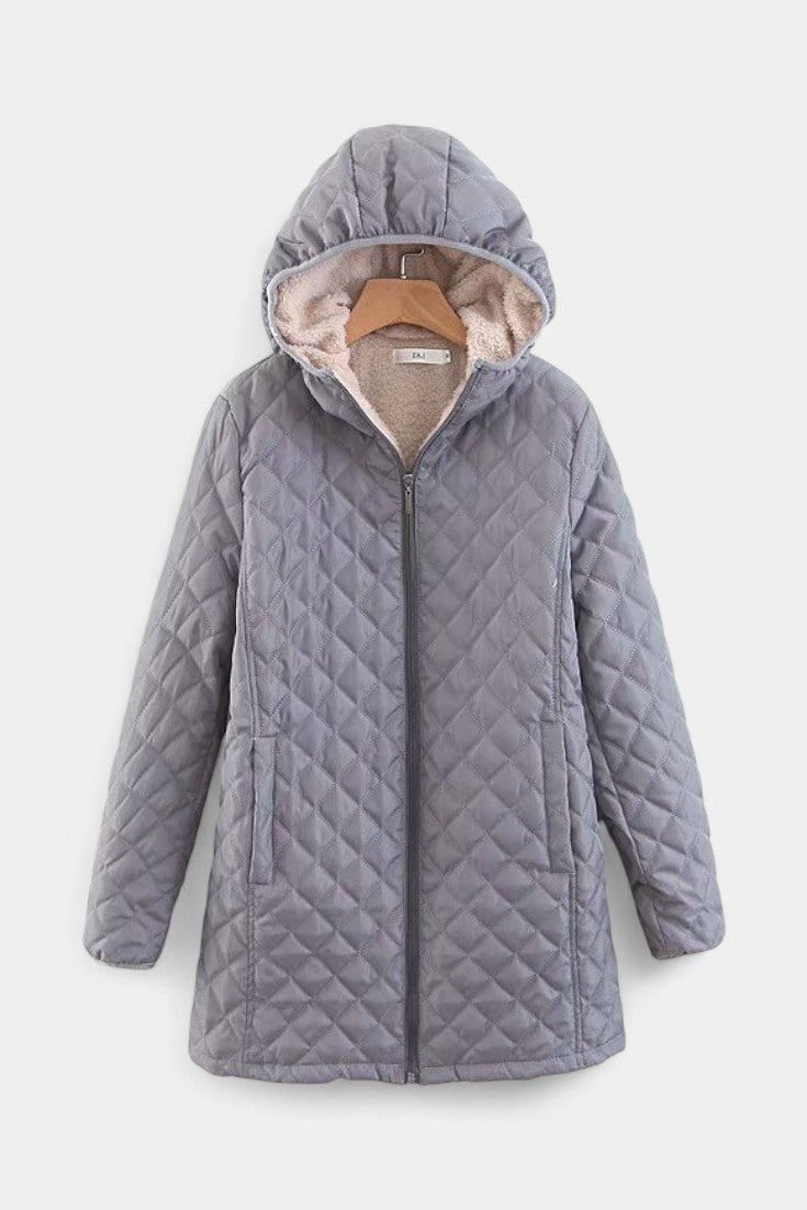 Clarice | Cozy Hooded Quilted Jacket