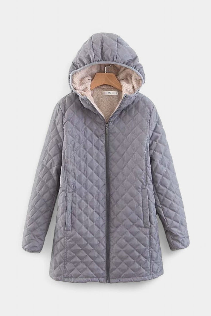 Clarice | Cozy Hooded Quilted Jacket